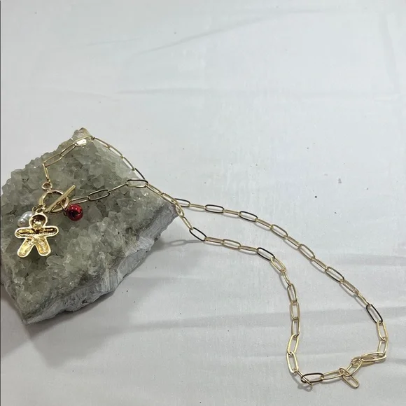 Source Unknown Gold Necklace with Unique Pendant - Picture 4 of 4